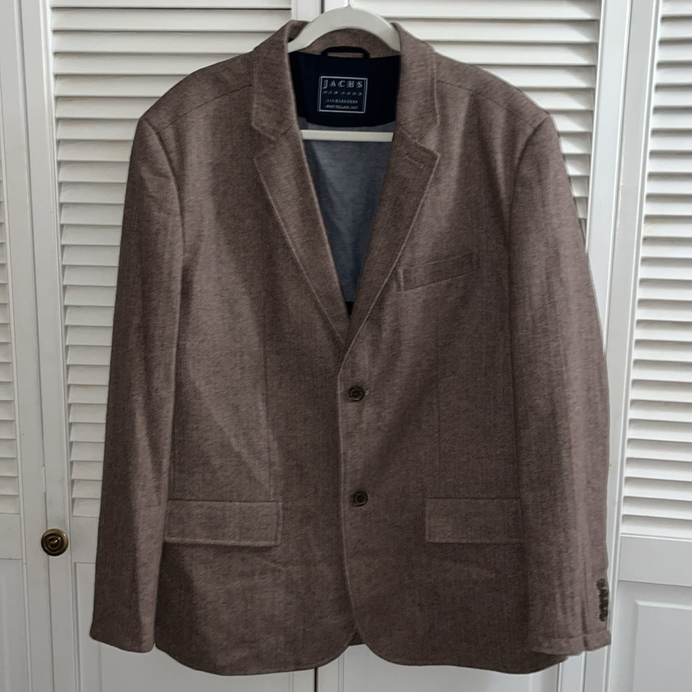 NWOT Jachs York 310 Bleecker Sport Coat Blazer Two Button wool blend Her…